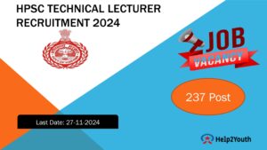 Read more about the article HPSC Technical Lecturer Recruitment 2024 Apply Now
